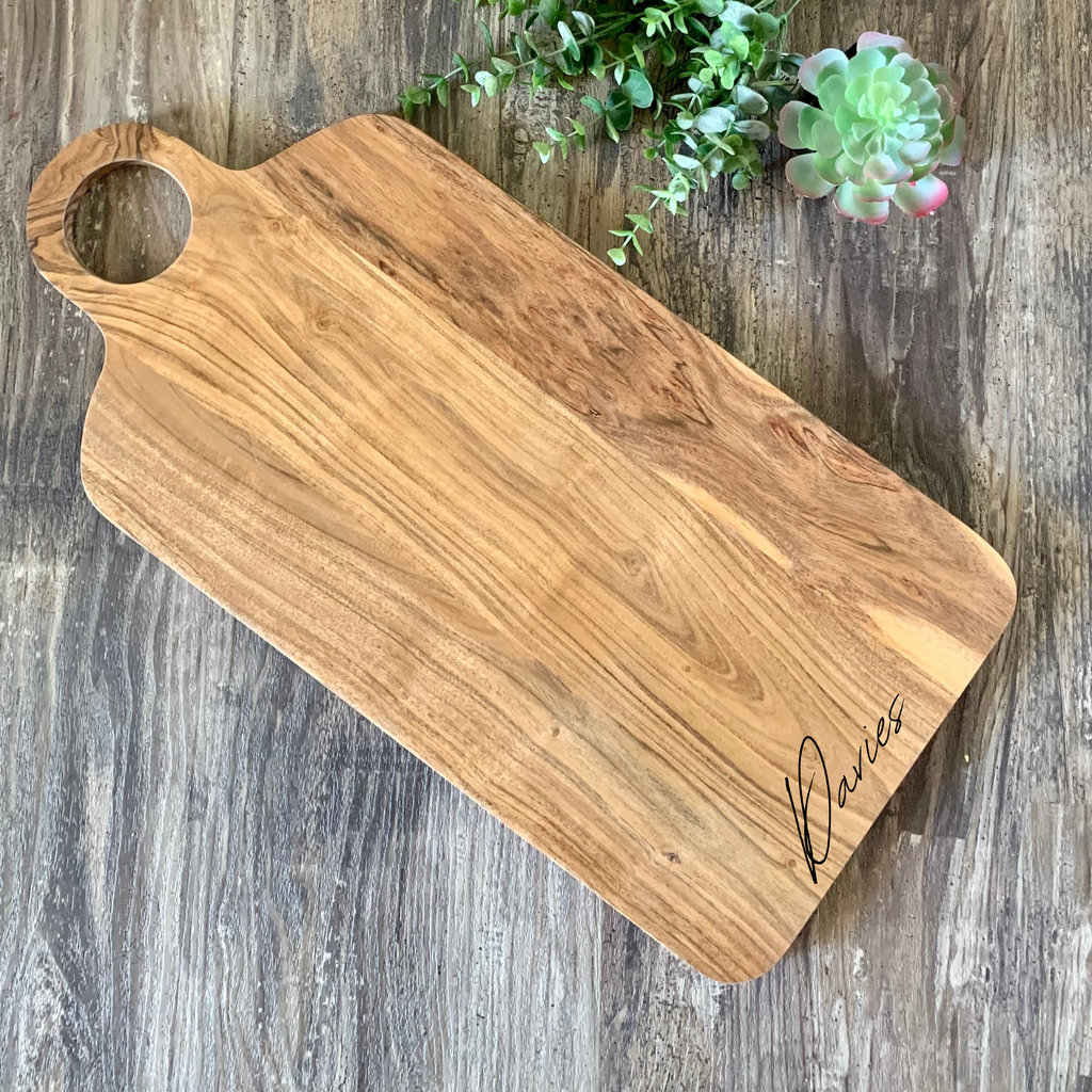 Housewarming and Wedding Personalized Cutting and Serving Boards